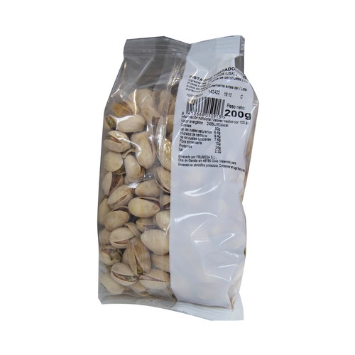 FRUMESA Pistacho tostado y salado bolsa 200 g.