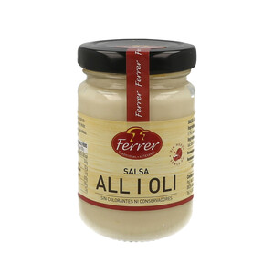 Imagen de FERRER Salsa alioli frasco de 160 g.