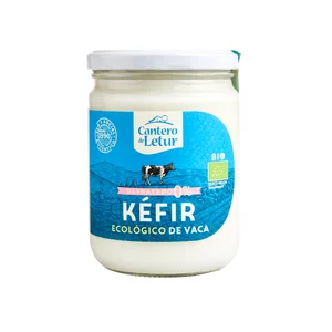 CANTERO DE LETUR Kefir de vaca desnatado ecológico EL CANTERO DE LETUR 420 g.