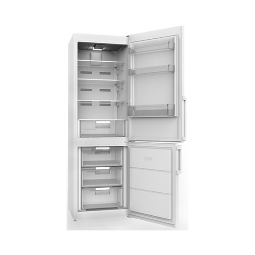 Frigorífico combi 186cm NEW POL NWC186EE NO FROST, clasificación energética: E, H: 186cm, A: 59,5cm, F: 60cm, capacidad total: 291L.