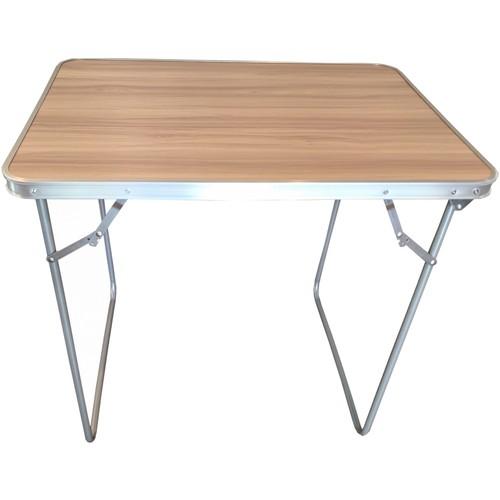 Mesa plegable borde aluminio 80x60x70 cm, EURASPA.