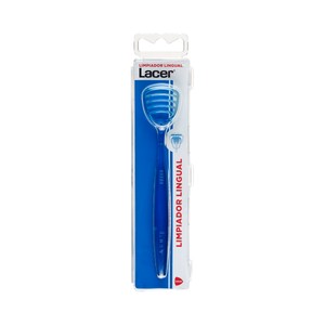 LACER Limpiador lingual para el centro y los laterales de la lengua.