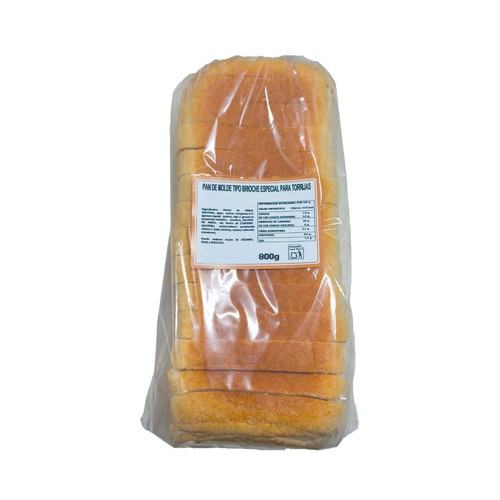 Pan brioche especial para torrija 800 g. 