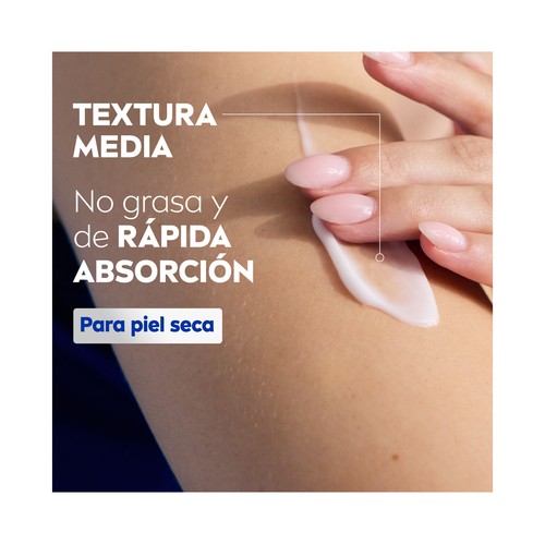 NIVEA Body milk (leche corporal) hidratación profunda (48 horas), para pieles secas 400 ml.