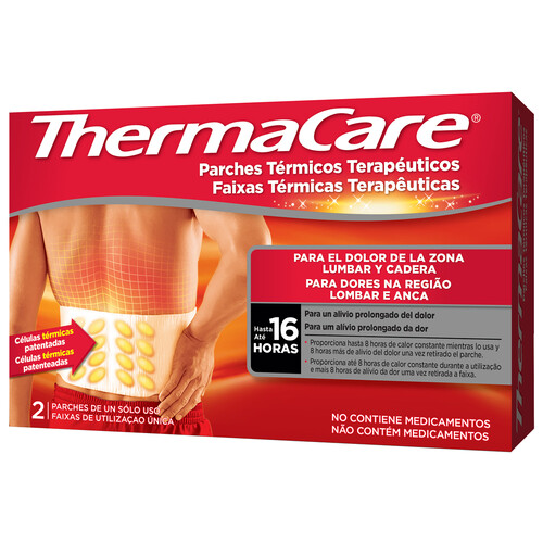 THERMACARE Parche térmico para dolores en la cadera o en la zona lumbar THERMACARE 2 uds.