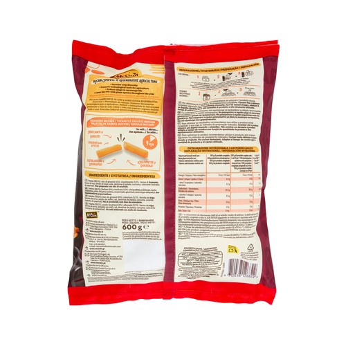 McCAIN Air fryer Patatas con corte clásico, prefritas y ultracongeladas, para hacer en freidora de aire 600 g.