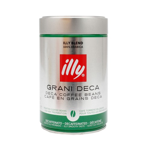 ILLY Café en grano descafeinado 250 g.
