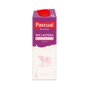 Leche de vaca desnatada sin lactosa 1 l.