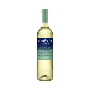 ETCÉTERA Vino  blanco seco con D.O. Rueda botella 75 cl.