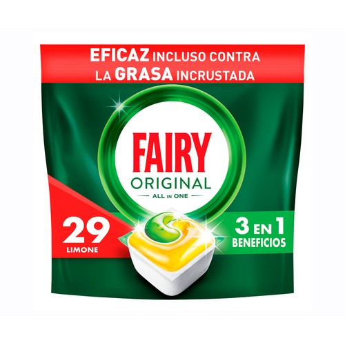 FAIRY Lavavajillas máquina original 29 und 392 g.