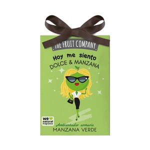 THE FRUIT COMPANY Ambientador de armario con aroma a manzana verde.