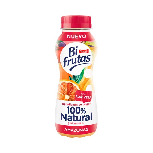 BIFRUTAS de Pascual Leche con zumo de frutas tropicales y aloe vera 240 ml.