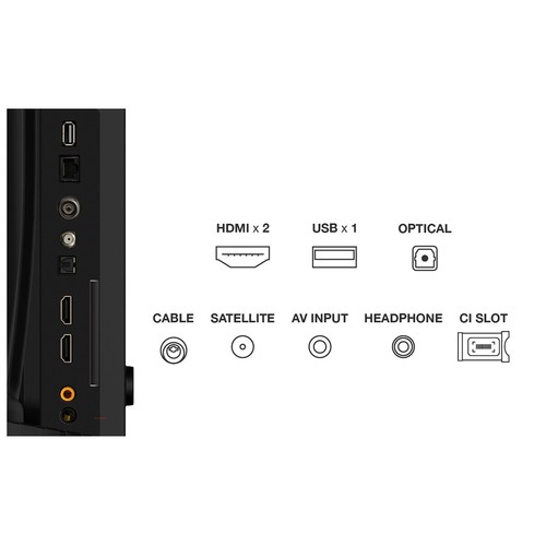 TV QLED 81,2cm (32") TCL 32SF560, Ful HD, Fire TV, Dolby Audio, Bluetooth, 1 USB, 2xHDMI.