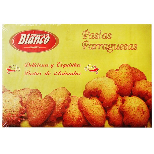 Pastas parraguesas de Arriondas, BLANCO 400 gr,