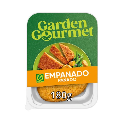 GARDEN GOURMET Empanados a base de soja y proteínas vegetales 2 x 90 g.