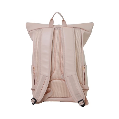 Mochila New Shape Rolltop color rosa. YOUNG'S ATTITUDE