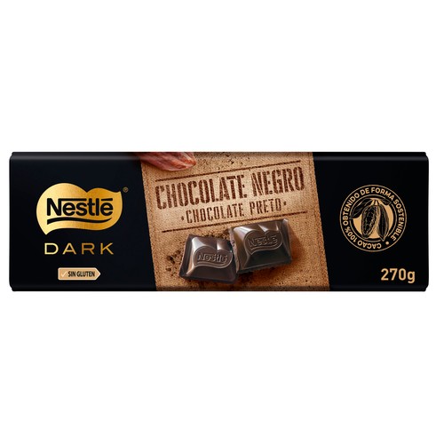 NESTLÉ Dark Chocolate negro 270 g.