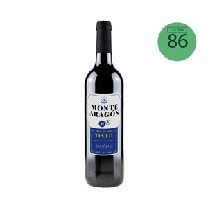 MONTE ARAGÓN Vino tinto con D.O.P. Cariñena botella 75 cl.