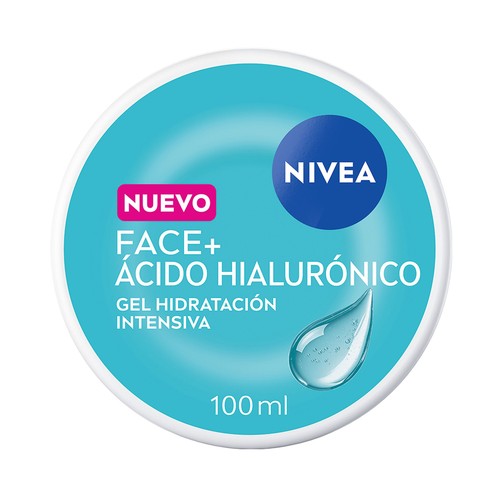 NIVEA Face+ Crema facial hidratanción intensa (hasta 72 horas), con ácido Hialurónico 100 ml.
