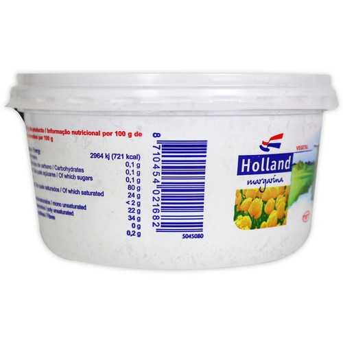 HOLLAND Tarrina de margarina vegetal HOLLAND 500 g.