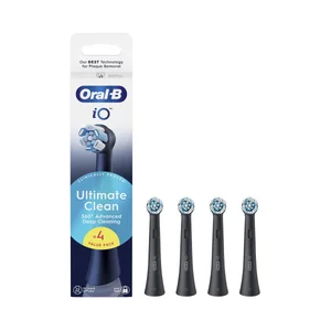 ORAL-B Io ultimate clean Pack de 4 recambios de cepillo de dientes eléctrico Braun.