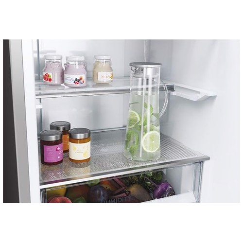 Frigorífico combi 205cm HAIER HDPW5620DNPK SILVER, NO FROST, clasificación energética: D, H: 205cm, A: 59,5cm, F: 66,7cm, capacidad total: 406L.