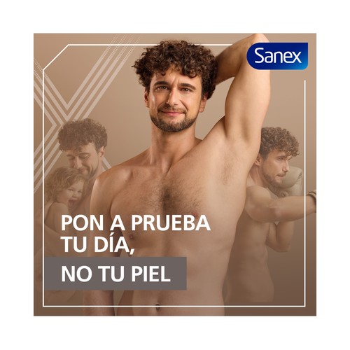 SANEX Men invisible Desodorante roll on para hombre anti transpirante hasta 72 horas 50 ml.