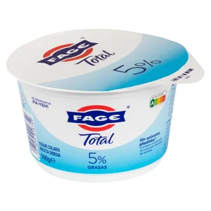 FAGE Yogur natural colado receta griega, con tan sólo 5% materia grasa Total 500 g.