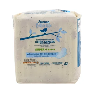 PRODUCTO ALCAMPO Compresas super con alas de noche PRODUCTO ALCAMPO 10 uds.