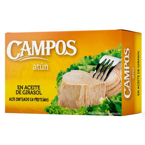 CAMPOS Atún aceite de girasol 75 g.