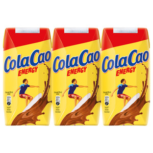 Imagen de COLACAO Energy  Batido de leche enriquecida con cacao 3 x 200 ml.