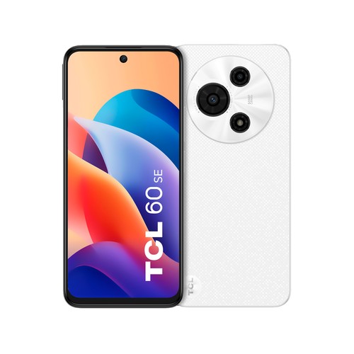 Smartphone TCL 60SE P. color blanco, 8GB+512GB, 16,9 cm (6,67").
