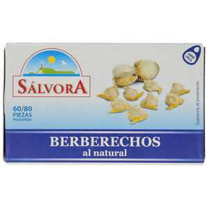 Imagen de SÁLVORA Berberechos al natural 58 g.