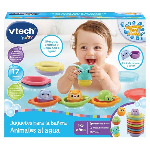 Juguetes para la bañera, animales al agua, VTECH.