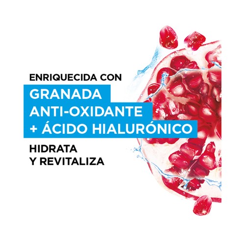 GARNIER Skin Active Mascarilla de tela Hydra Bomb, hidratante y revitalizante, con granada antioxidante, ácido hialurónico.
