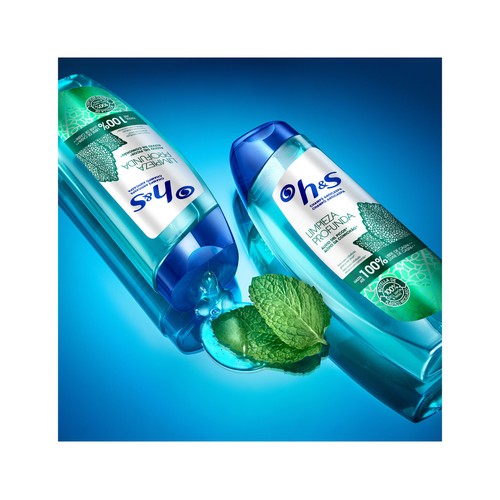 H&S Limpieza profunda Champú anticaspa (hasta 72 horas) que ayuda a aliviar el picor 300 ml.