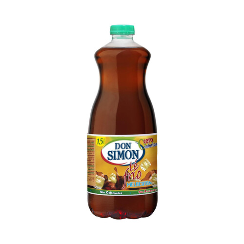 DON SIMON Bebida de té al melocotón sin azúcar botella de 1,5 litros