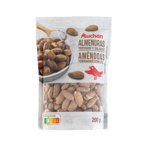 PRODUCTO ALCAMPO Almendras con piel tostadas y saladas 200 g.