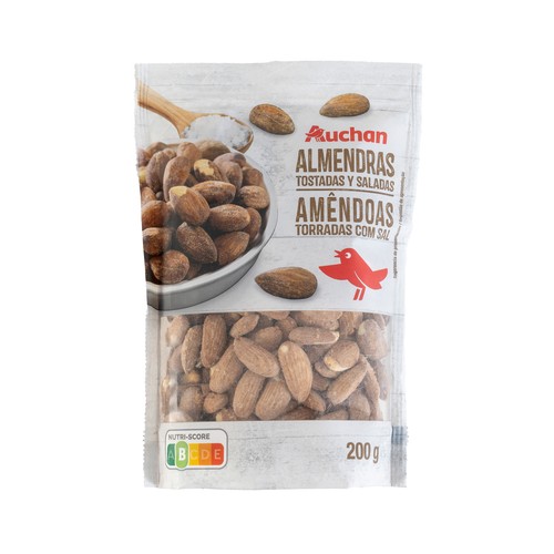 PRODUCTO ALCAMPO Almendras con piel tostadas y saladas 200 g.