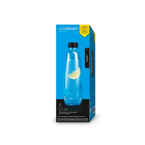 Botella de cristal 1L, SODASTREAM.
