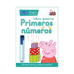 Imagen de Libro pizarra: primeros números con Peppa Pig, VV. AA. Género: actividades. Editorial Beascoa.