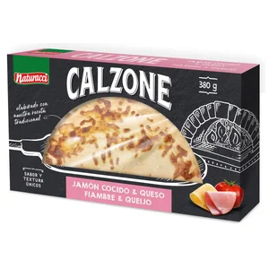 NATURACCI Calzone rellena de jamón cocido y queso 380 g.