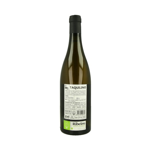 TAQUILINO  Vino blanco Godello con denominación de origen Ribeiro TAQUILINO botella de 75 cl.