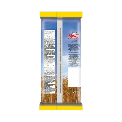 Barritas de pan crujiente con semillas de girasol VELARTE 120 g.