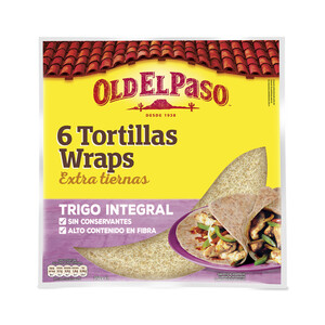 Imagen de OLD EL PASO Tortillas de trigo integral ideal para fajitas OLD EL PASO 350 g.