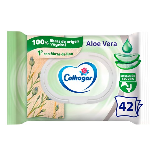 COLHOGAR Papel higiénico húmedo 42 uds.