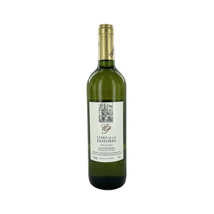 CERRO DE LOS PASTORES  Vino blanco con D.O. Valdepeñas CERRO DE LOS PASTORES botella de 75 cl.