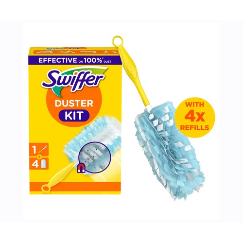 SWIFFER Plumero starter kit + 4 recambios