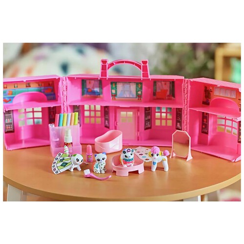 Super salón de belleza con 6 rotuladores lavables, CRAYOLA Washimals.
