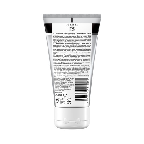 NEUTRÓGENA Crema de manos y uñas con fórmula noruega reparadora y suavizante 75 ml.
